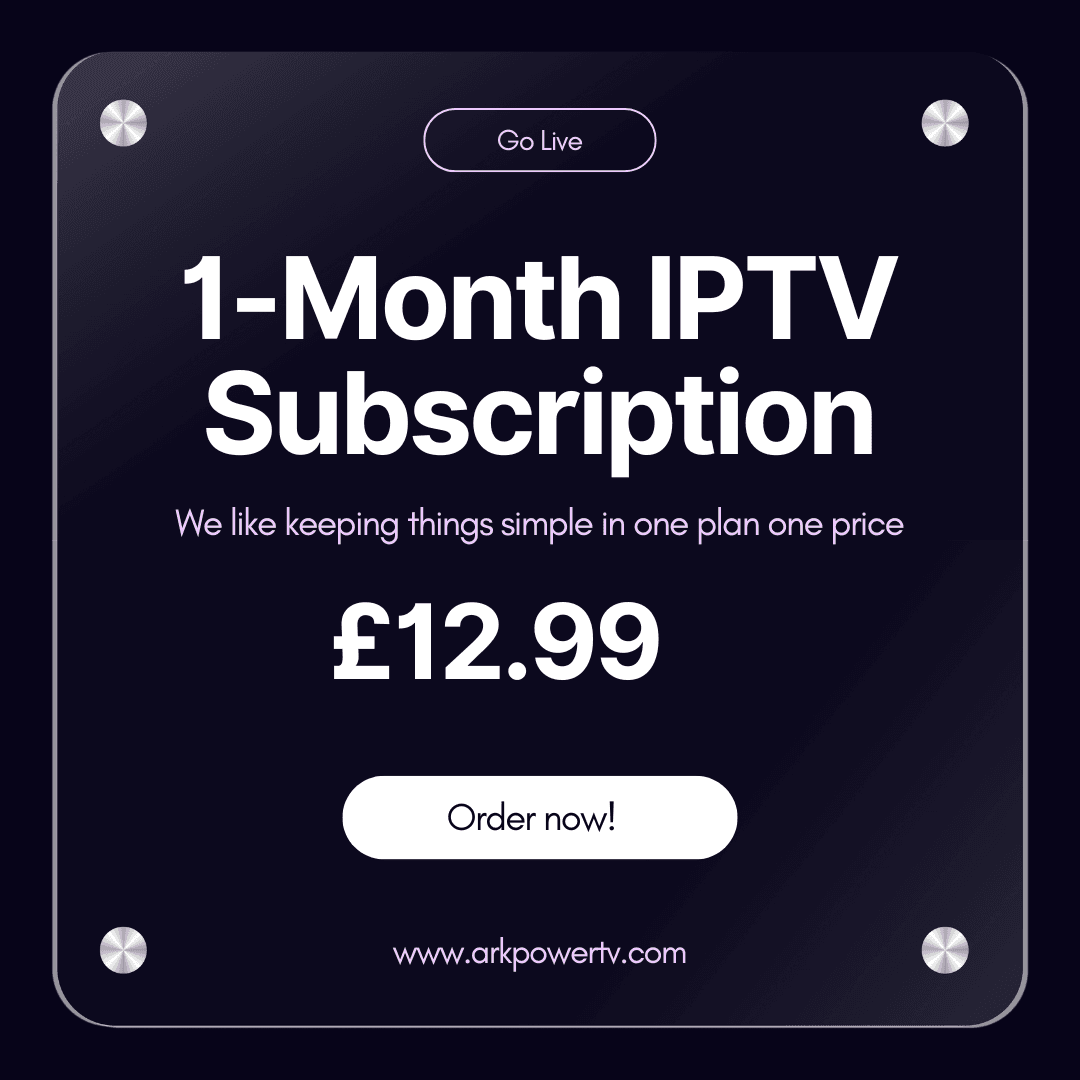 1- Month iptv subscription